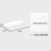 Accesorios para panel perforado ganchos decorativos estante de almacenamiento de agujero redondo organizador de escritorio de montaje en pared pegatinas magnéticas