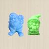 Molde de Silicone Criativo Estéreo Velas Perfumadas Papai Noel Produção DIY de Enfeites de Natal em Gesso