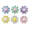 Flor de girasol transparente de hielo, hecha a mano, accesorios de resina para bricolaje, funda para teléfono móvil, horquilla, agujero para zapatos, taza de agua, pegatina para refrigerador