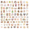 1000 Pegatinas de Oso Coreano Lindas de Dibujos Animados Ins Decoración de Corazón Girly Maleta Funda de Teléfono Móvil Pegatinas Venta al por Mayor