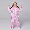 Macacão de esqui infantil para bebês, macacão de peça única para meninos, roupas de esqui impermeáveis, à prova de vento e quentes para meninas, equipamento para atividades ao ar livre