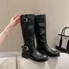 Botas de Cavaleiro da Moda Femininas 2026 Estilo Coreano Tendência Chique Versátil Nova Para Pessoas Baixas Aumento de Altura Salto Embutido Botas Longas