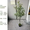 Árvore de oliveira artificial personalizada com frutos, planta verde falsa grande de chão, decoração de entrada de sala de estar nórdica, árvore falsa decorativa para interior