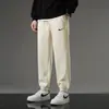 Calça Masculina 2026 Outono e Inverno Esportiva Casual Calça Marca Tendência Estudante Casal Forrada com Lã Espessada Perna Reta Jogger Calça de Moletom Feminina