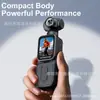 Cámara de acción HD 5K transfronteriza, cámara de exterior para ciclismo de bolsillo, antivibración con reconocimiento facial y lente de rotación eléctrica