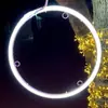 Luces Circulares Impermeables para Colgar en Árboles para Iluminación de Árboles en Calles Municipales, Iluminación de Paisajes Festivos, Anillos de Luces Decorativos, Hecho a Medida