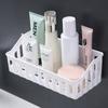 Estante de almacenamiento para inodoro sin perforaciones, de plástico, para colgar en la pared, para cocina, artículos diversos, estante de esquina