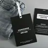 Etiquetas de Ropa con Hebilla Antimanipulación Nueva Extra Grande Personalizadas Antirretorno Marca de Moda Etiquetas de Ropa Desechables Personalizadas