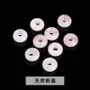 Colección de accesorios de cuentas con agujero grande de ábaco de cristal natural más vendido transfronterizo, cuentas para pulsera de piedra ojo de tigre semiacabadas para DIY