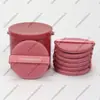 Puff Air Cushion de Fação com Caixa de 7 Peças, Puff de Beleza Super Macio, Face Dupla Torta de Morango, Corretivo Úmido e Seco