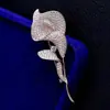 Pin de solapa hecho a mano de moda estilo coreano Rama de hoja de diamante broche de ópalo pin para falda de mujer N079