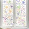 Nuevas Pegatinas Electrostáticas de Flores Transfronterizas 2026 para Decoración de Vidrio