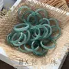 Anel de Jade com Chá Verde de Ameixa Verde, Delicado Anel de Jadeíta, Estilo Minimalista, Melhor Amigo Estudante Presente, Anel de Jade Natural