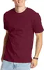 Camiseta de Algodón Elástica Transpirable de Manga Corta Ajustada para Hombre, para Ejercicio al Aire Libre, con Cuello Redondo