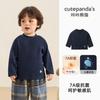 Camiseta Térmica Kaka Panda Infantil para Meninos, Roupa de Inverno para Meninas, Camiseta de Manga Longa para Bebês, Roupa de Bebê da Moda