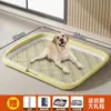 Sanitário para cachorro extra grande anti-respingos com pilar lavável doméstico tipo plano bacia para urina de cachorro penico em estoque atacado