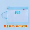 Bolsa de arte portátil de doble capa tamaño grande A3 con malla 8K bolsa de almacenamiento para tabla de dibujo de estudiantes de primaria bolsa de archivo de almacenamiento de álbum de fotos