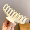 Presilha de Cabelo de Desenho Animado para Mulheres, Tamanho Grande, Estilo de Luxo, Adequada para Cabelos Grossos, Grampo, Acessório de Cabelo para a Parte de Trás da Cabeça, Coque de Cabelo, Presilha Tubarão, Grampo, Acessório de Cabelo