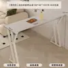 Mesa Alta Cor Creme para Uso Doméstico, Divisória de Parede, Mesa Casual Minimalista de Pernas Altas para Apartamento Pequeno, Mesa Alta e Cadeiras Brancas Puras para Sala de Jantar
