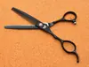 Tijeras de peluquería Firesmith de 5,5 y 6 pulgadas para zurdos, tijeras de corte de pelo para zurdos, tijeras de corte plano para flequillo.