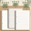 Caderno de Folhas Soltas B5 Livro com Espiral Removível a5 Quadrado em Branco para Estudantes com Alto Valor de Cor Recompensa para o Ensino Médio Inicial