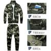 Conjunto de Ropa de Trabajo de Camuflaje de Primavera y Otoño para Estudiantes Masculinos y Femeninos, Ropa de Entrenamiento Militar, Gruesa, Holgada, Resistente al Desgaste, Resistente a la Suciedad, Ropa de Protección Laboral para Exteriores