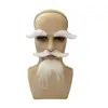 Peluca de Vestido de Fiesta Peluca de Papá Noel Peluca Afro Blanca Ventilador Peluca de Pirata Barba Disfraz de Personaje