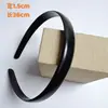 Tiara de Cabelo Flor Base DIY Material de Tecido Completo Acessório de Cabelo Tiara Preto Versão Coreana Simples Tecido Japonês e Coreano Preto