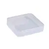 Caixa de Peças Amazon Yiwu 1,8cm Caixa de Armazenamento Transparente para Exportação Joias Caixa Plástica Pequena Retangular Alta Transparência