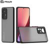Adequado para XIAOMI 12 PRO furo fino cor contrastante interna resistente a quedas fosca spray sensação de mão sensação de pele oleosa capa protetora de celular