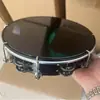 Pandeiro ajustável de percussão 10 polegadas pandeiro ajustável de cor pandeiro pandeiro pandeiro pandeiro de auto-afinação prateado orr