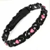 Pulseira magnética de moda TiKToK transfronteiriça em ouro rosa e diamante verde para mulheres, esmeralda grande incrustada com diamantes, joia de luxo leve para casais