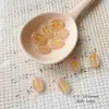 Flor de Cerezo TempranaSentimiento de PrimaveraRosa y VerdeVidrio ChecoHecho a Mano con CuentasPulsera DIYAccesorios de Material para Hacer Pulseras a Mano