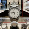 Novo Relógio Mecânico Masculino da Série Tianjia Steel Band, Quente em Vendas no Comércio Exterior, com Tampa Traseira Esqueleto e Calendário, Design Simples, Atacado do Fabricante