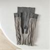 Leggings de Costura Vertical a Rayas Nuevos para Niños Calcetines Apilados Pantalones Cortos para Niñas Ropa Exterior de Moda Pantimedias