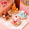 Celebridades de Internet Comida y Juego Calcomanía para Refrigerador Diy Accesorios Decorativos Resina Creativa Calcomanía Magnética Personalidad Linda Dibujo Animado Calcomanía para Refrigerador