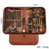 Conjunto de Cortadores de Unha Cortador de Unha de Aço Inoxidável Personalizado Conjunto de Facas para Pedicure Caixa Ferramentas de Manicure Conjunto Completo de Conjunto de Cortadores de Unha