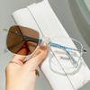 2055 gafas para miopía fotocromáticas que cambian de color, montura grande para hombre y mujer, montura de gafas ultraligera, cambio a gris té, aspecto sencillo, joven, gafas anti luz azul