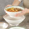 Kaibaiya Dou Li Tazón Imitación Porcelana Tazón para Sopa de Fideos con Carne Tazón para Polvo Tazón para Ramen Malatang vajilla de melamina tazón grande tazón de plástico