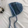 Gorro de Punto Elegante Cálido de Ala Ancha Estilo Fair Isle Otoño/Invierno Japonés Versátil Adelgazante de Rostro Resistente al Frío Gorro de Lana Pullover