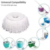 Cabezal de Mopa Universal, Paño de Repuesto para Mopa, Cabezal de Mopa Giratorio, Mopa Plana, Cabezal de Algodón para Mopa, Accesorios para Mopa, Cabezal de Mopa