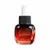 Estoque Pronto do Fabricante Frascos Quadrados e Redondos de 15ml Preto e Vermelho Degradê Frascos Conta-gotas Cosméticos Frascos de Óleo Essencial Frascos de Esmalte para Unhas de Beleza