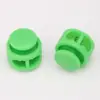 Fivela de Nylon Colorida com Mola e Furos Duplos Ajustável Cilíndrica para Chapéus, Moletons, Bainhas, Sapatos, Cadarços, Cordões, Fivela Antiderrapante