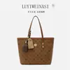 Bolsa tote de gran capacidad, bolso de mujer, nueva colección otoño/invierno 2026, práctico para el trabajo y los desplazamientos, elegante bolso de hombro estampado