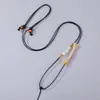 Colar Cordão de Cera de Jade Hetian Simples Versátil Acessórios para Joias DIY Cordão com Pingente de Jade Tecido à Mão Venda por Atacado