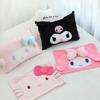 Linda Caricatura Melody Pequeño Diablo Peluche Extraíble y Lavable para Niños Estudiantes Dormitorio Funda de Almohada Individual Cubierta para Almohada de Cabeza