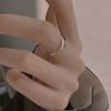 Anillo de Serpiente de Plata Esterlina S925 Lujo Ligero Nicho Anillo Abierto con Forma de Serpiente Estilo Minimalista de Alta Gama Anillo Ins