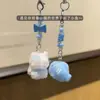 Nuevo Gato Dulce Pez Lindo Felpa 3D Cordón Encanto para Bolso Hecho a Mano Pareja Mejor Amigo Colgante Regalo