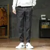 Pantalones Casuales de Verano para Hombre, Corte Holgado, Talla Grande, Estilo Jogger, Cónicos, Pantalones Harem Elásticos, Estilo Primavera y Otoño para Hombre