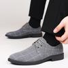 Envío Gratis Zapatos de Hombre Verano Transpirables Juvenil Estilo Coreano Casual Británico Zapatos de Hombre Envío Transfronterizo Lona de Negocios Zapatos Casuales